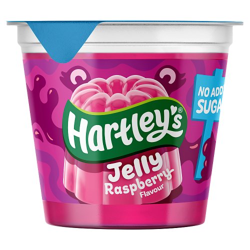 Hartleys No Added Sugar Raspberry Jelly Pot 115g pack shot