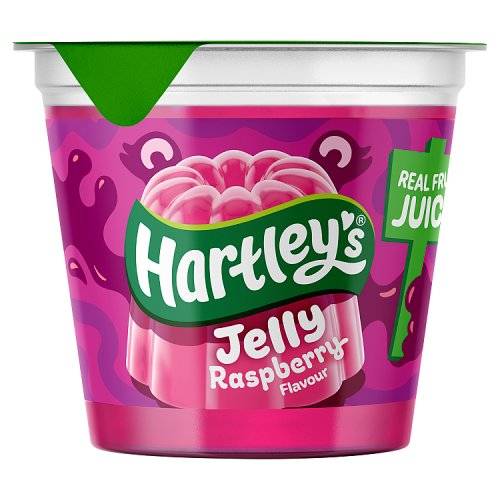 Hartleys RTE Jelly Raspberry 125g pack shot