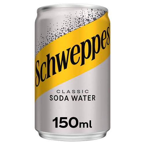 Schweppes Soda Water 150ml pack shot