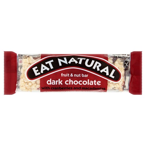 Eat Natural Dark Chocolate Almond & Cranberry 40g pack shot