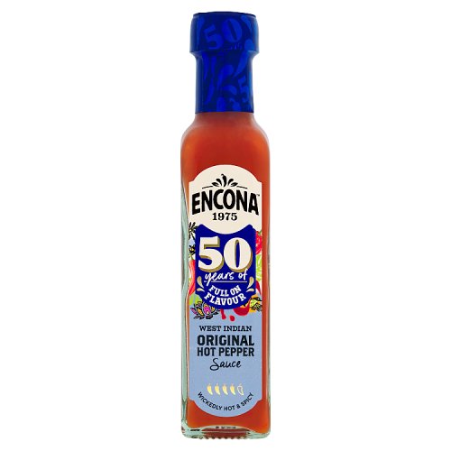 Encona Hot Pepper Sauce 142ml pack shot