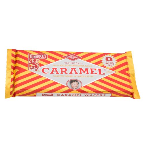 Tunnocks Caramel Wafers 30g pack shot