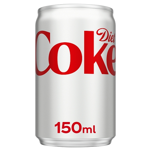 Coke Diet Mini Can 150ml pack shot