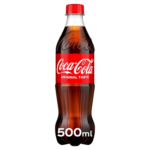 Coke Regular 500ml pack shot
