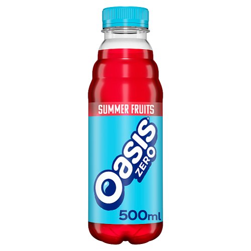 Oasis Summer Fruit Zero 500ml pack shot