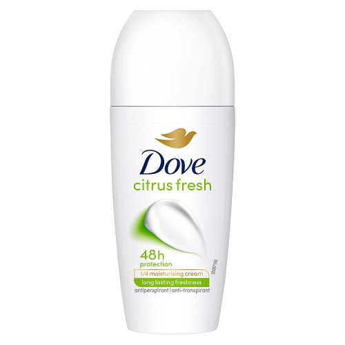 Dove Women Citrus Fresh Anti-Perspirant Roll On 50ml pack shot