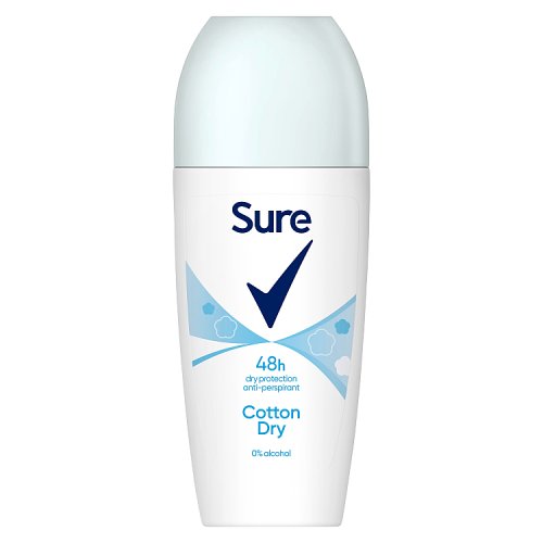 Sure Women Deodorant Roll On Cotton 50ml pack shot