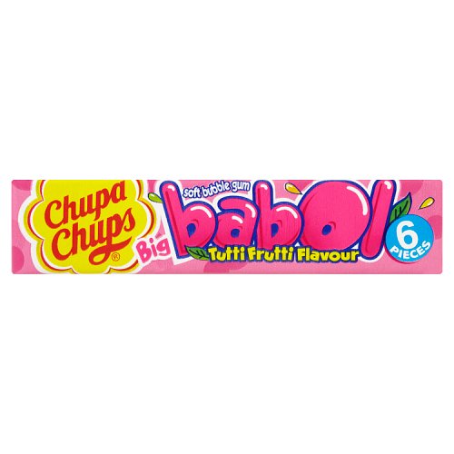 Chupa Chups Babol Gum Tutti Fruitti 28g pack shot