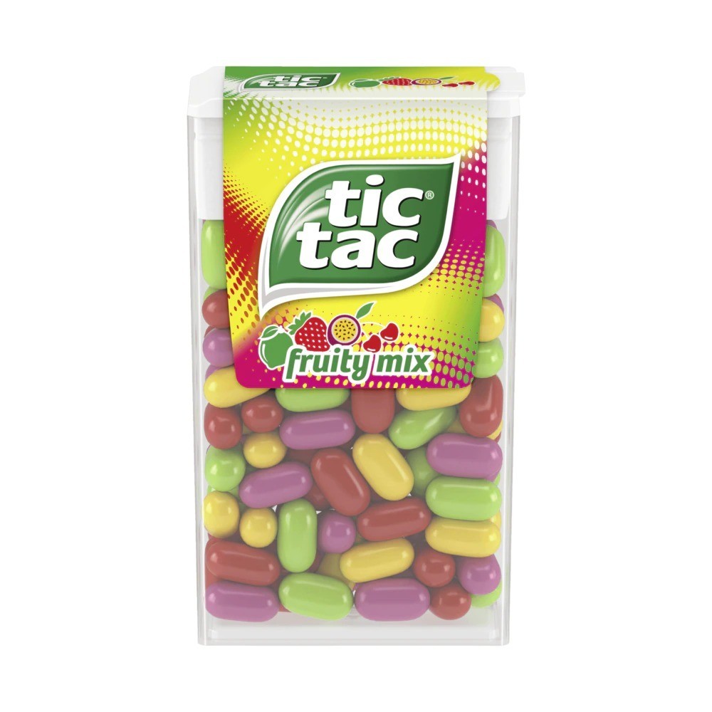 Tic Tac Fruity Mix T1 18g pack shot
