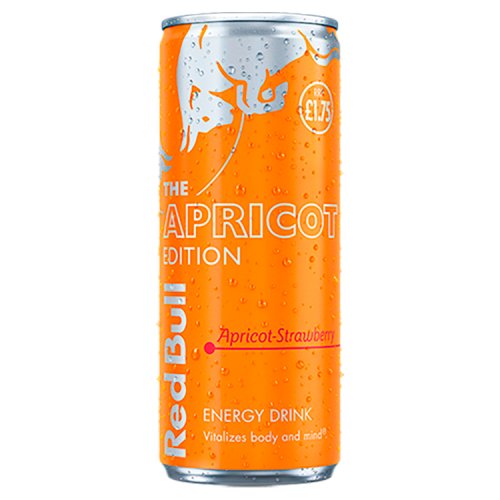 Red Bull Edition Summer Apricot PM £1.75 250ml pack shot