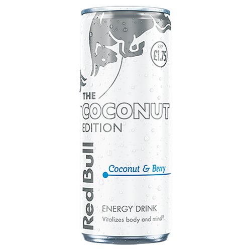 Red Bull Edition Coconut & Berry PM £1.75 250ml pack shot