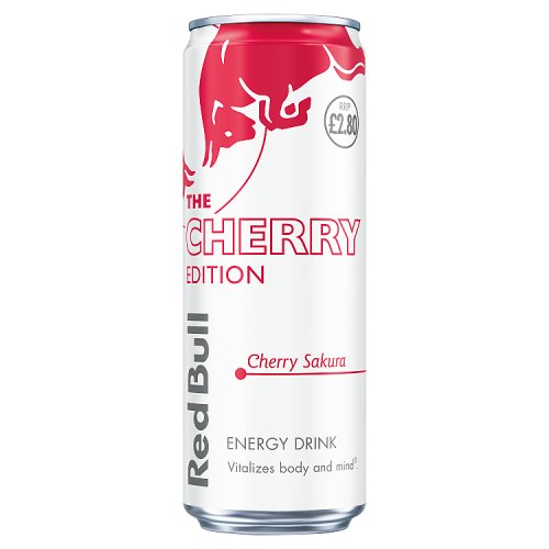 Red Bull Spring Cherry Edition PM £2.80 473ml pack shot