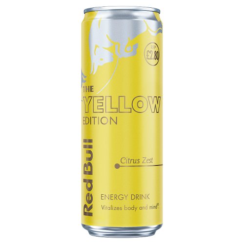 Red Bull Summer Citrus Zest PM £2.80 473ml pack shot