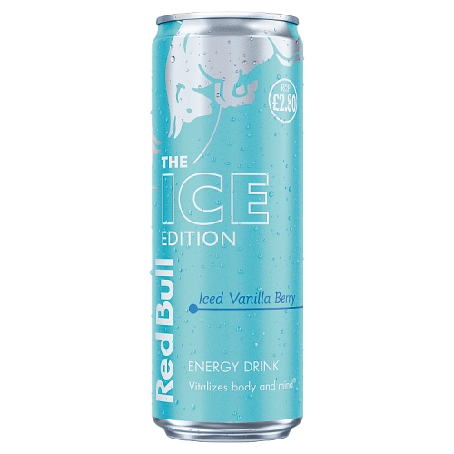 Red Bull Ice Vanilla Berry Edition 473ml PMP pack shot