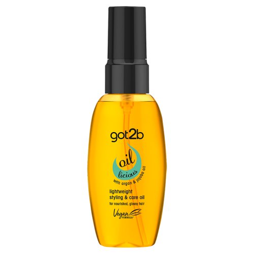 Schwarzkopf Got2b Oil-Licious Styling Oil Argan & Jojoba Oil 50ml pack shot