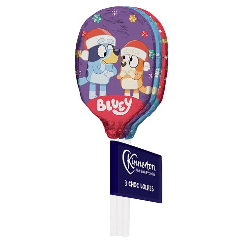 Bluey Choc Lollies 3 Pack 35g pack shot