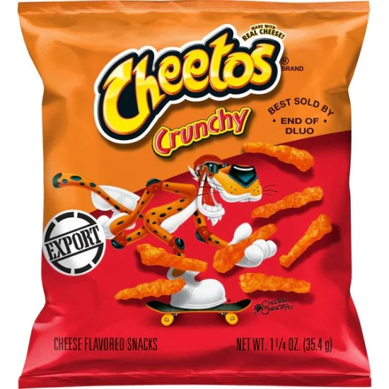 Cheetos Crunchy 35g pack shot