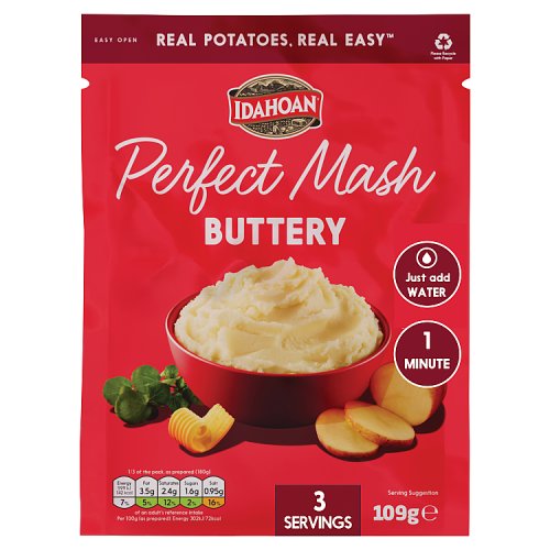 Idahoan Buttery Mash 109g pack shot