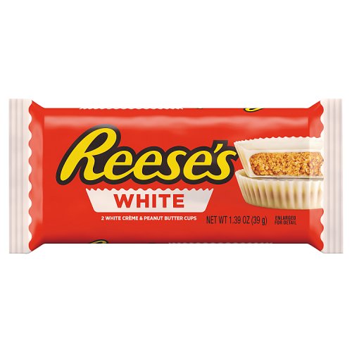 Reeses White Peanut Butter Cups 39g pack shot