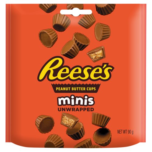 Reeses Minis Peanut Butter Cups Pouch 90g pack shot