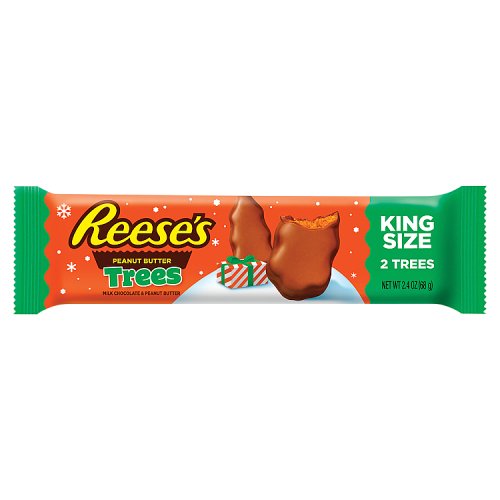 Reeses Peanut Butter Trees Milk Chocolate 68g pack shot