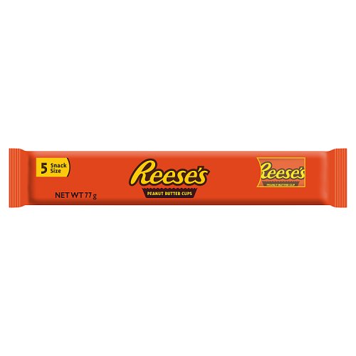Reeses Peanut Butter Cups 5pk 77g pack shot