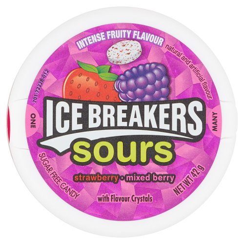 Hersheys Ice Breakers Berry Sours 42g pack shot