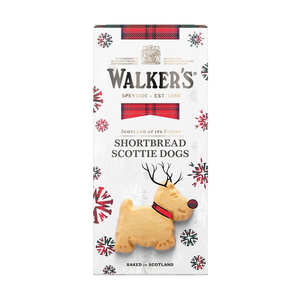 Walkers Shortbread Scottie Dogs 120g pack shot
