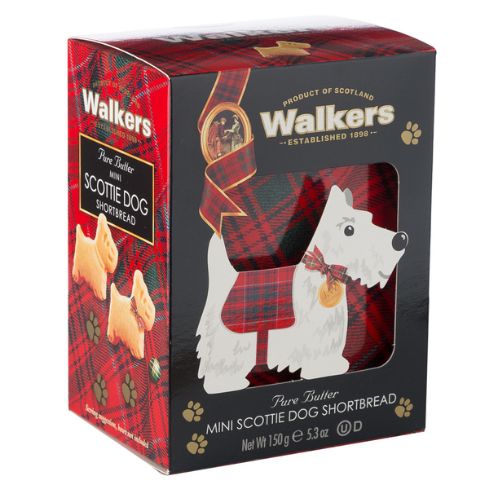 Walkers 3D Scottie Dog Mini Shortbread Scottie Dogs 150g pack shot