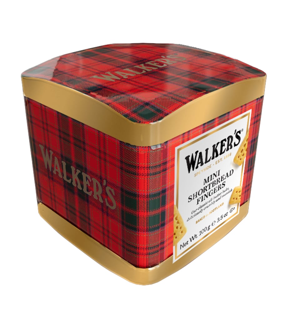 Walkers Mini Shortbread Festive Parcels 100g pack shot