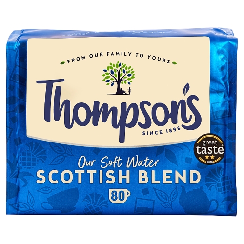 Thompson's Scottish Blend 80s 250g pack shot