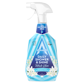 Astonish Daily Shower & Shine Shower Cleaning Spray White Lillies 750ml pack shot