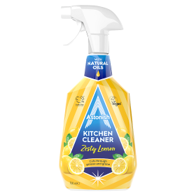 Astonish Kitchen Cleaner Spray Zesty Lemon 750ml pack shot