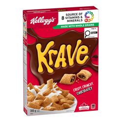 Krave Chocolate Cereal 300g pack shot