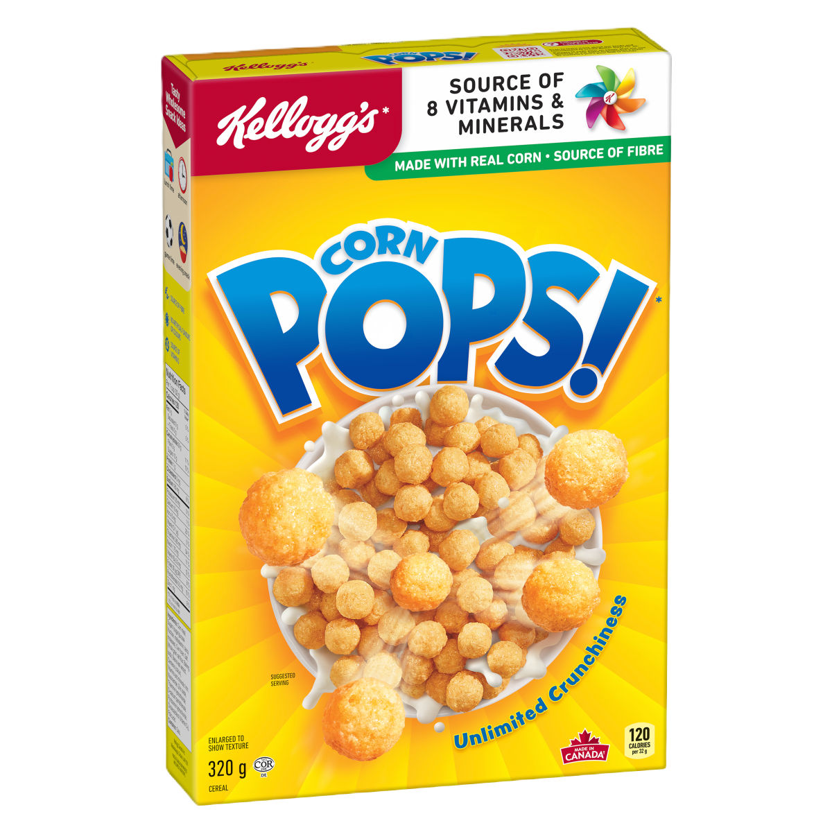 Kelloggs Corn Pops 300g pack shot