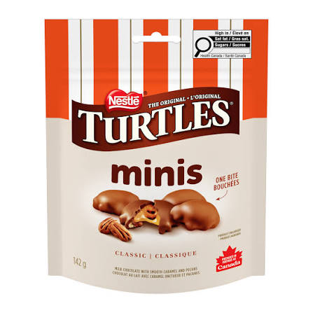 Nestle Turtles Mini Original 142g pack shot