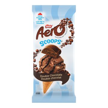 Aero Scoops Double Chocolate 15pk (15 x 105g) pack shot