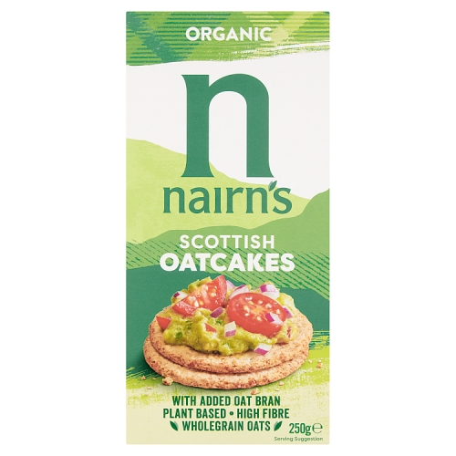 Nairns Organic Oatcakes 250g pack shot