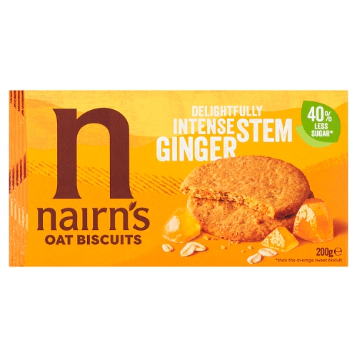 Nairns Stem Ginger 200g pack shot