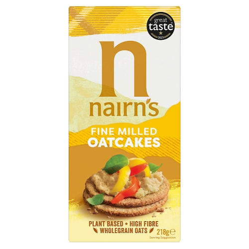 Nairns Fine Oatcakes 218g pack shot