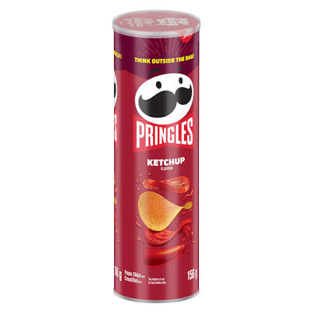 Pringles Ketchup 156g pack shot