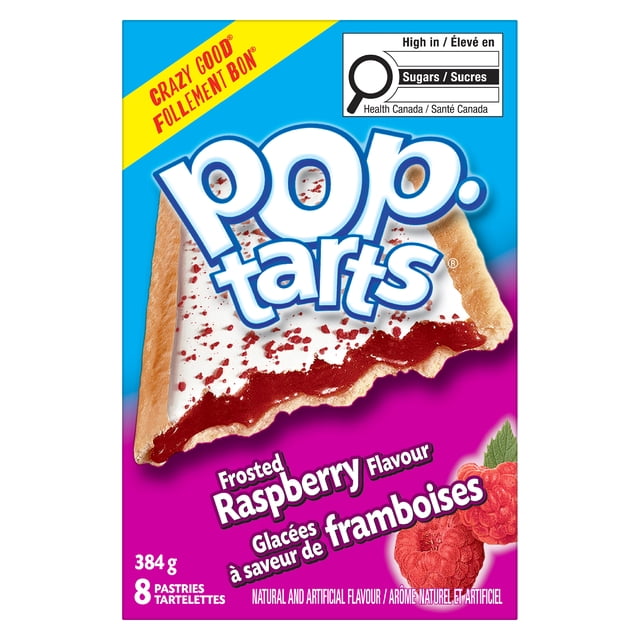 Pop Tarts Frosted Rasberry 384g pack shot