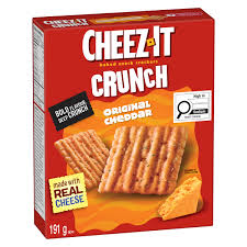 Cheez It Crunch Orginal Cheddar 191g pack shot