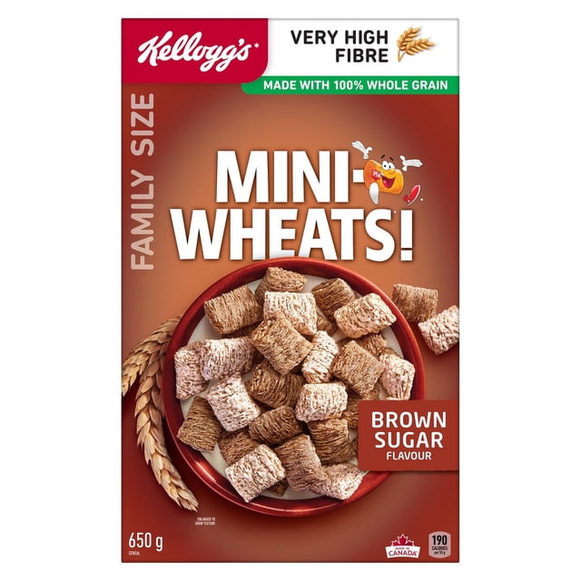Mini Wheats - Brown Sugar 650g pack shot