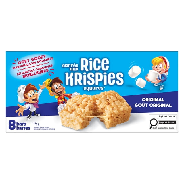 Rice Krispies Squares Bars Regular 176g pack shot