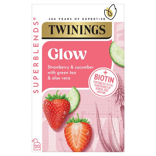 Twinings Superblends Glow Tea Bags 20s pack shot