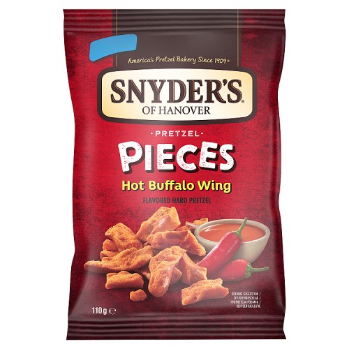 Snyders Pretzelpieces Buffalo 110g pack shot