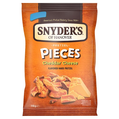 Snyders Pieces Cheddar Cheese 110g pack shot