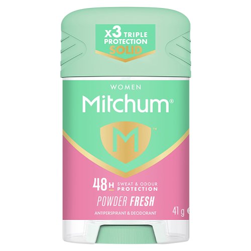 Mitchum Women Anti Perspirant Stick Powder Fresh 41g pack shot