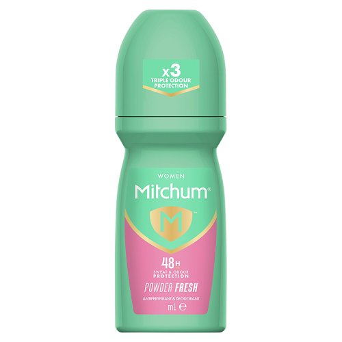 Mitchum Advanced Powder Fresh Roll on 100ml pack shot